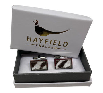 Hair-on-Hide Cufflinks